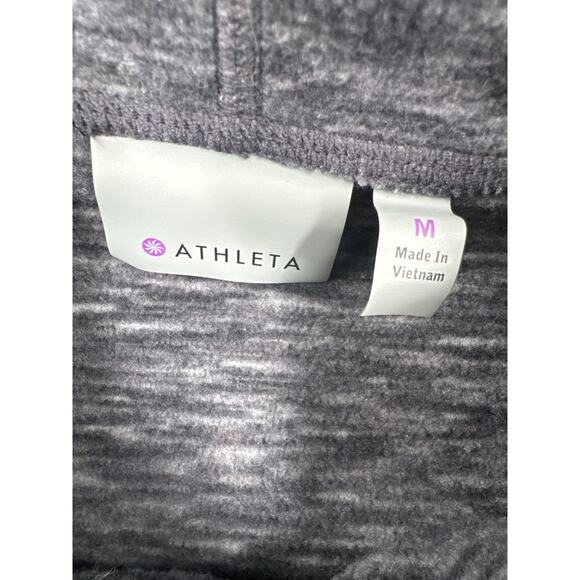 Athleta womens grey cowl neck sweater size M - Picture 2 of 5